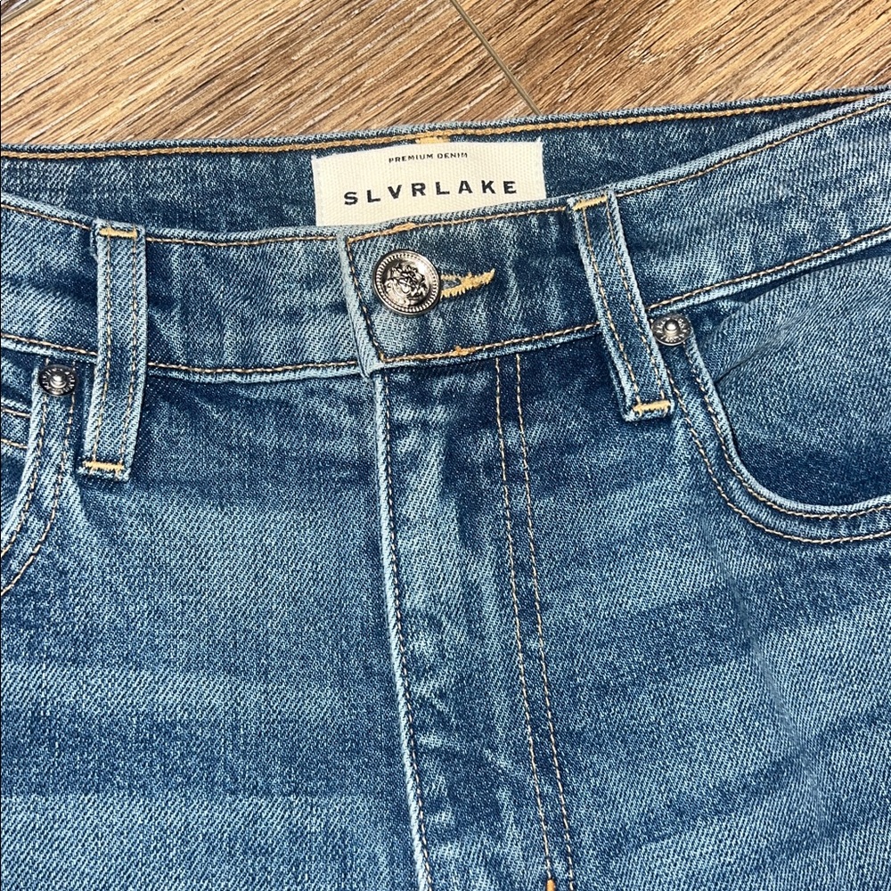 SLVRLAKE Grace High-Rise Jean In River Runs Deep 💙 - Picture 9 of 15
